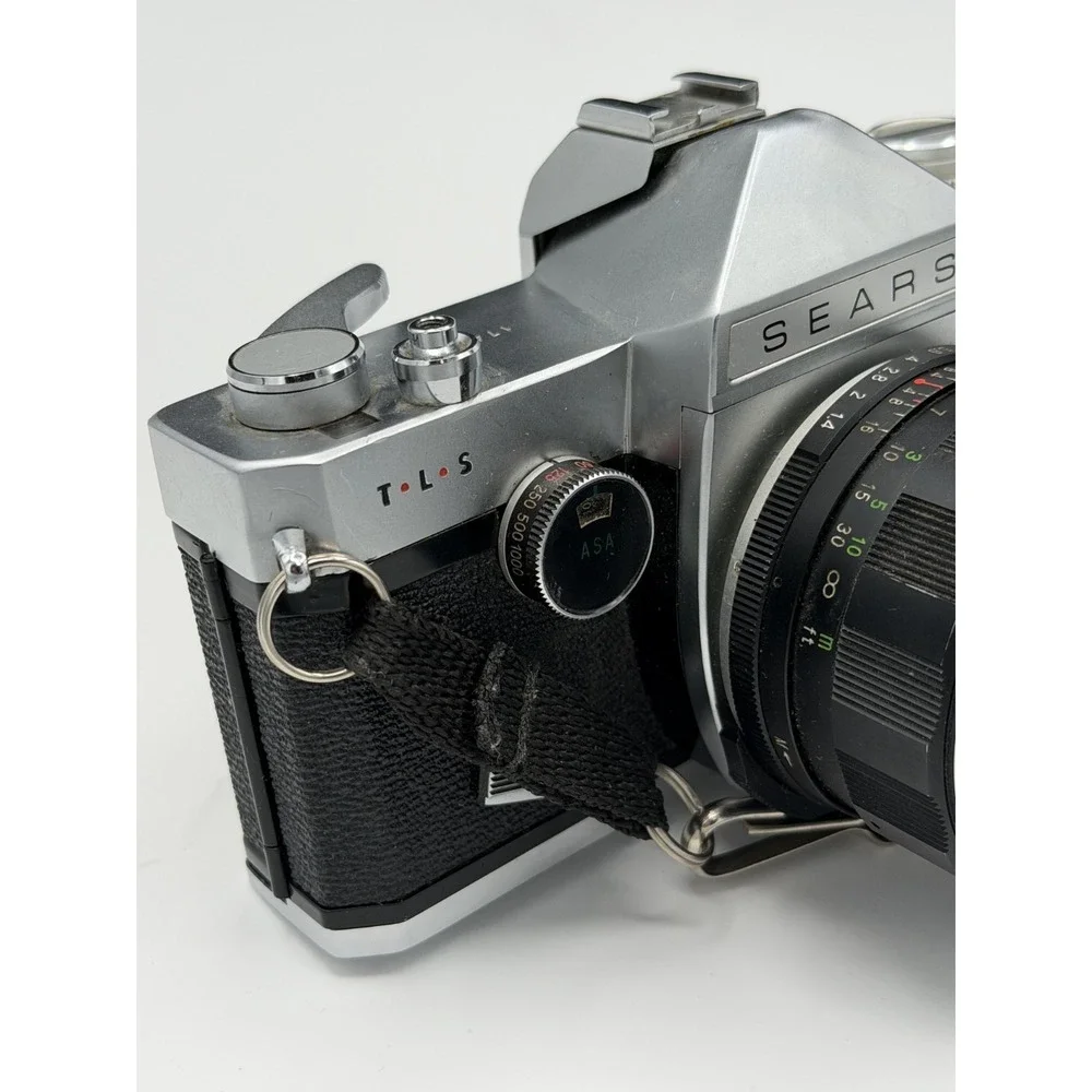 Sears TLS 35mm Film Camera w/ 55mm f/1.4 Lens Made in Japan Untested